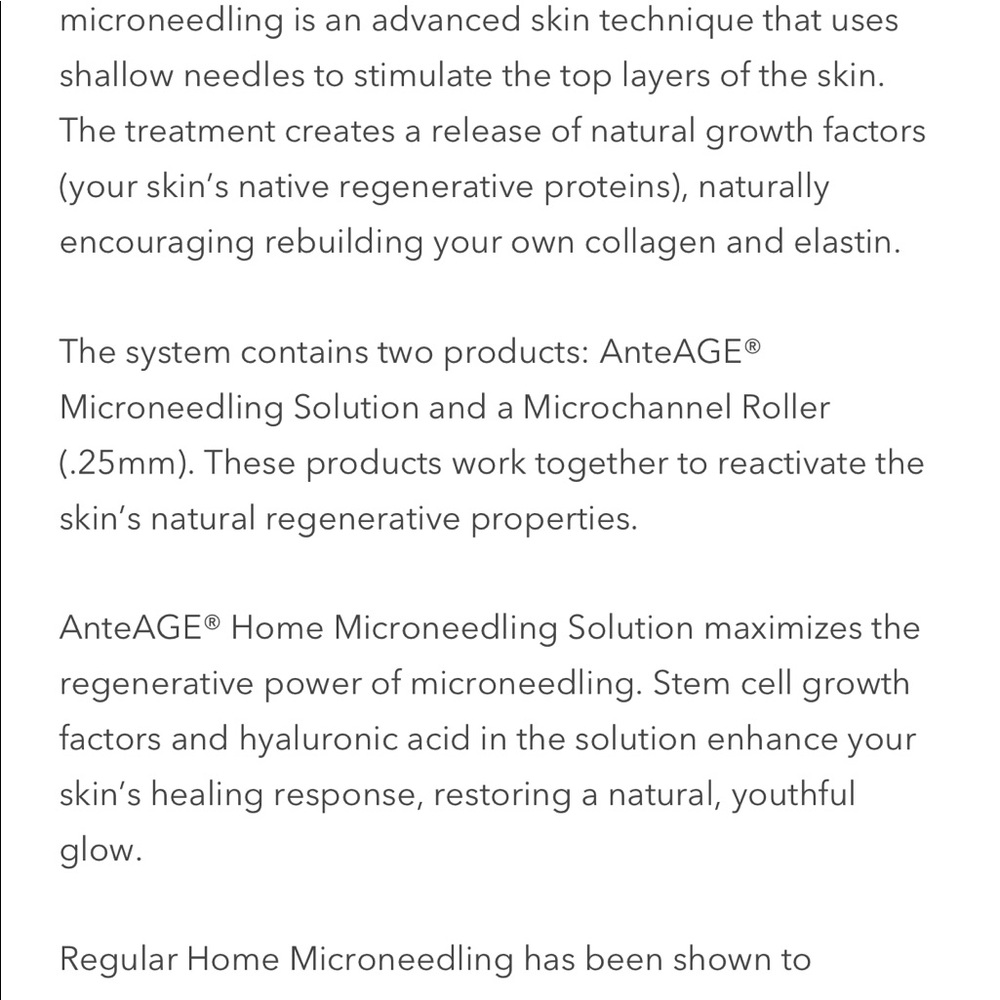 Anteage Home Microneedling Tool